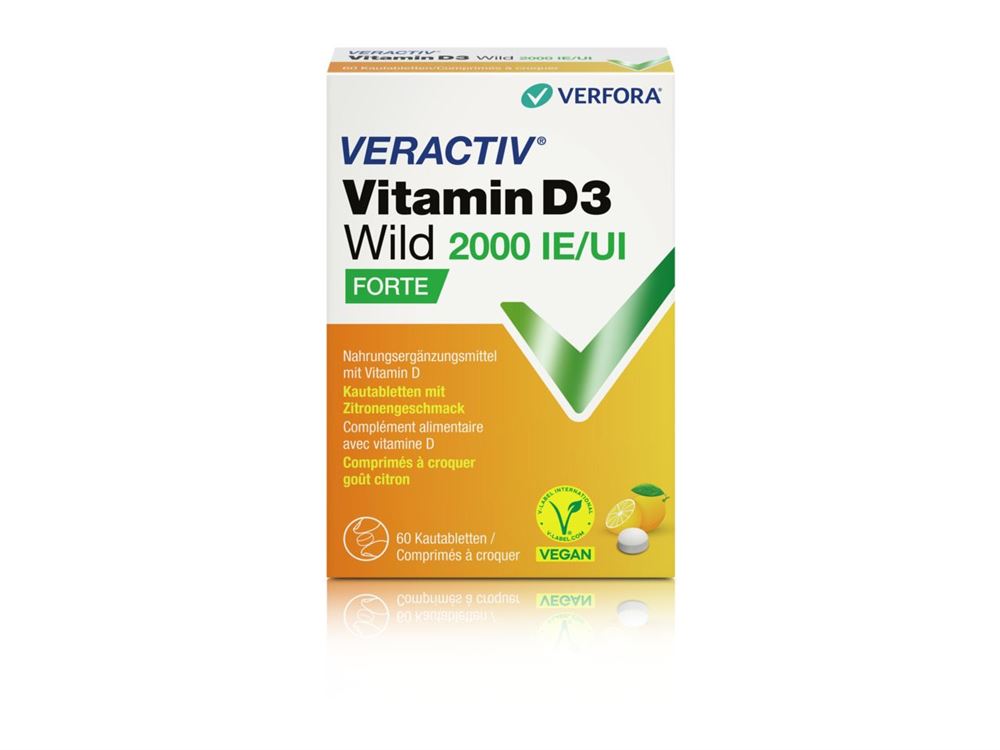 VERACTIV Vitamin D3 Wild Kautablette 2000 IE