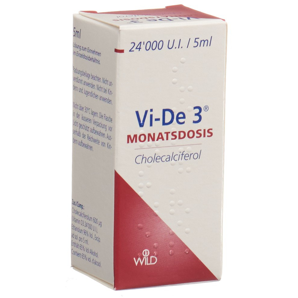 VI-DE 3 dose par mois solution buvable 24000 IE/5ml