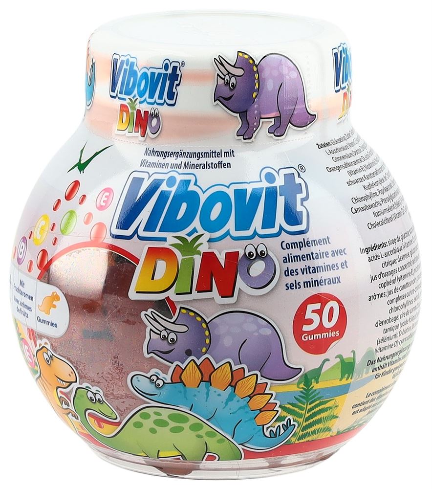 VIBOVIT Dino gommes aux fruits