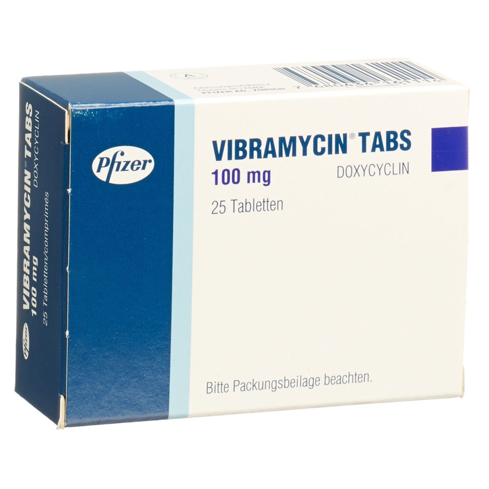 VIBRAMYCINE Tabs 100 mg, Hauptbild