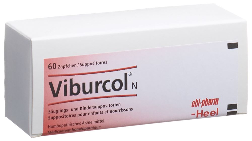 VIBURCOL supp 60 pce