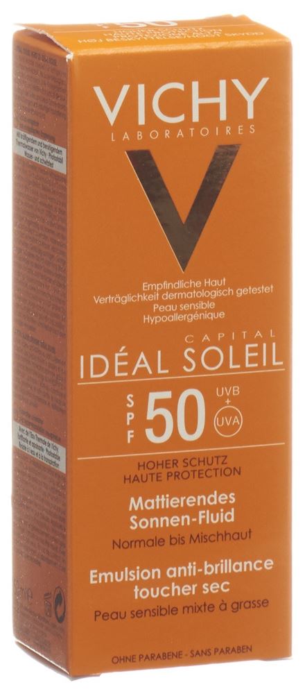 Vichy Capital Soleil Emulsion anti-brillance toucher sec