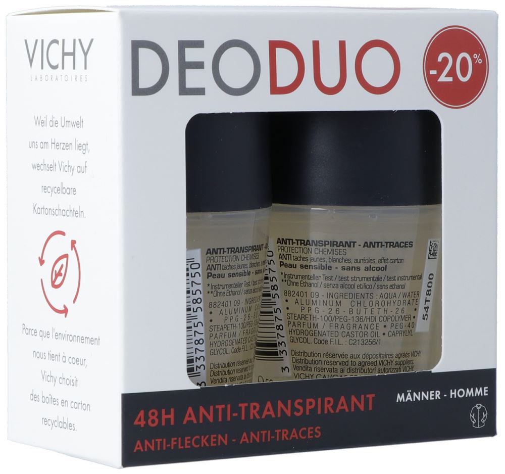 Vichy Homme Deo Anti-Flecken 48H