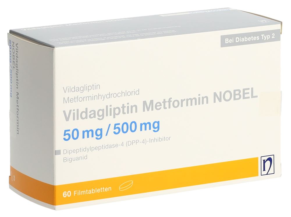 VILDAGLIPTIN Metformin NOBEL, image principale
