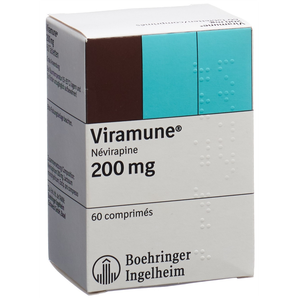 Viramune cpr 200 mg blist 60 pce, image 2 sur 2