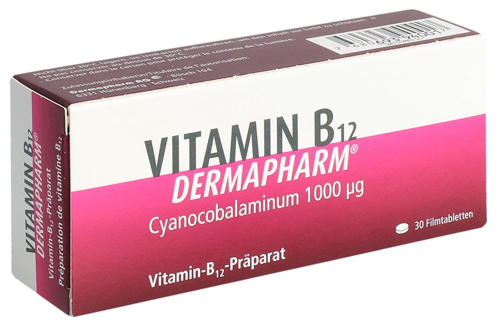 VITAMINE B12 Dermapharm 1000 mcg