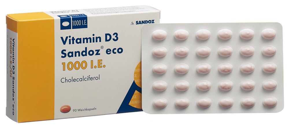 VITAMINE D3 Sandoz eco 1000 IE, Bild 2 von 5
