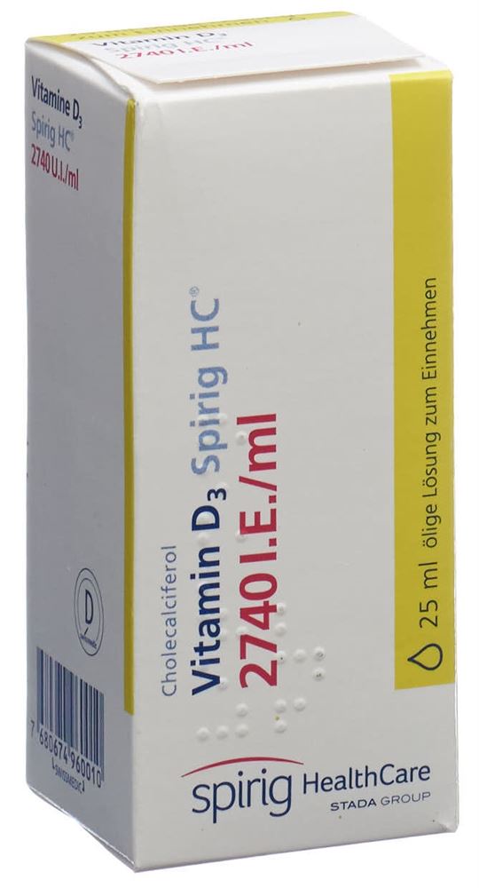 VITAMINE D3 Spirig HC 2740 IE/ml, Hauptbild