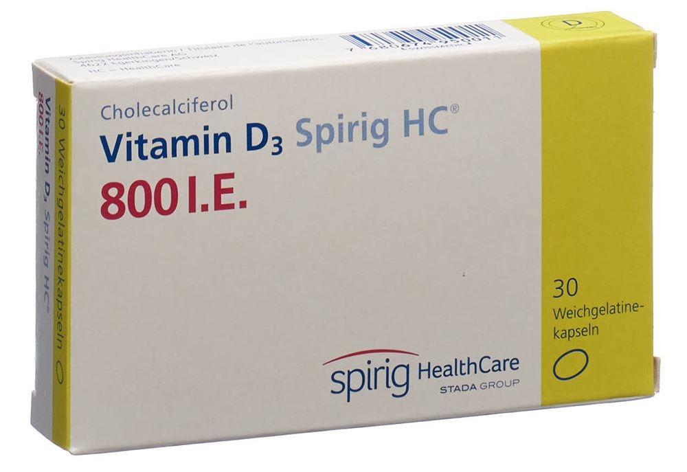 VITAMINE D3 Spirig HC 800 IE