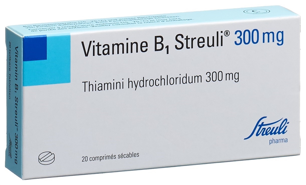 VITAMINE B1 Streuli 300 mg, image 2 sur 2