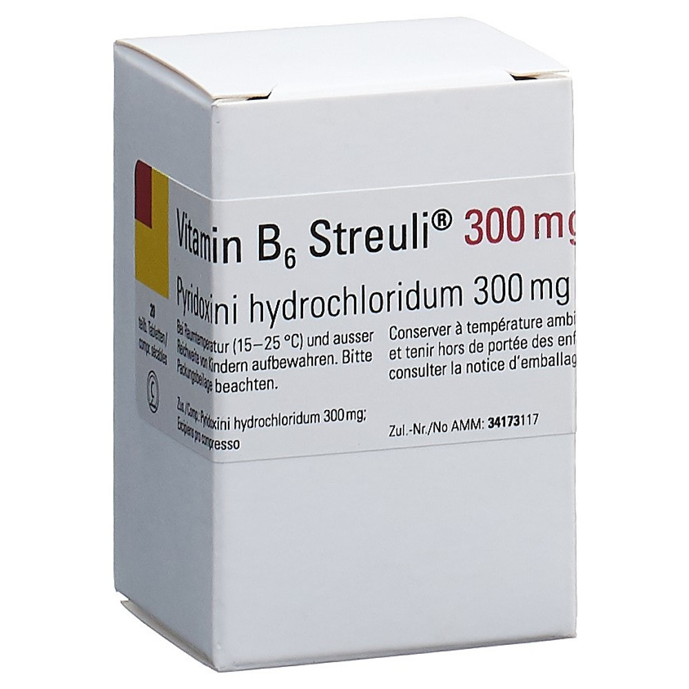 VITAMINE B6 Streuli 300 mg, image principale