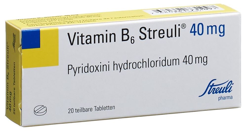 VITAMINE B6 Streuli 40 mg, image principale