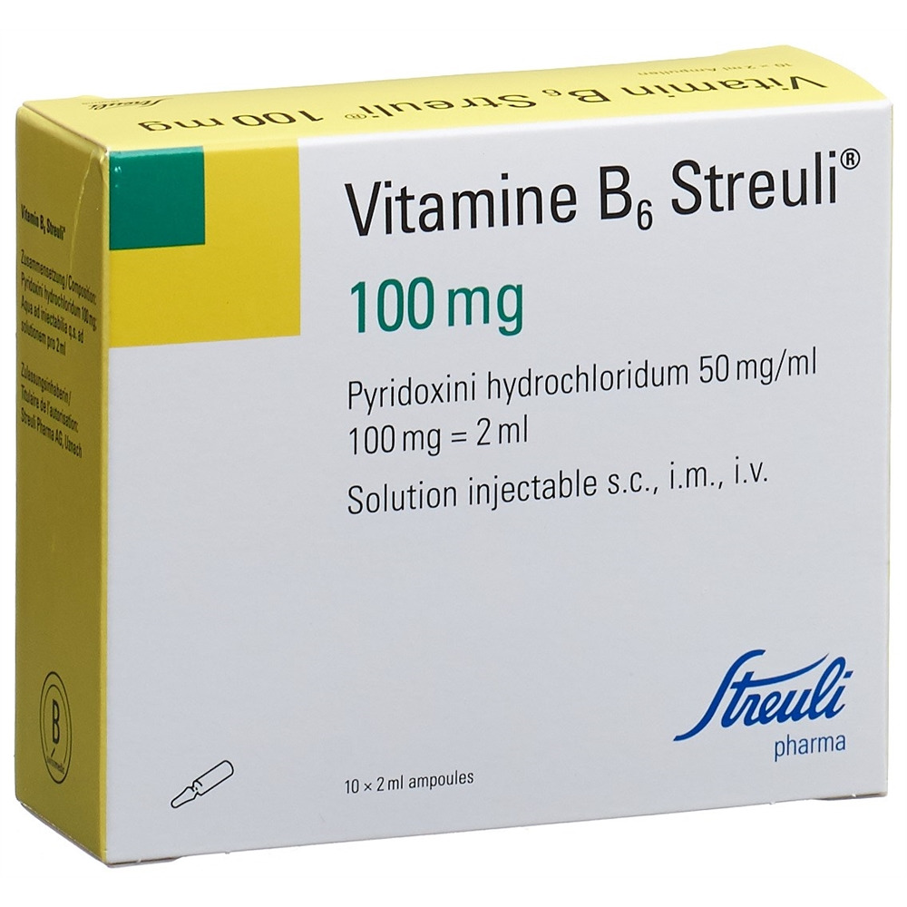 VITAMINE B6 Streuli 100 mg/2ml, image 2 sur 2