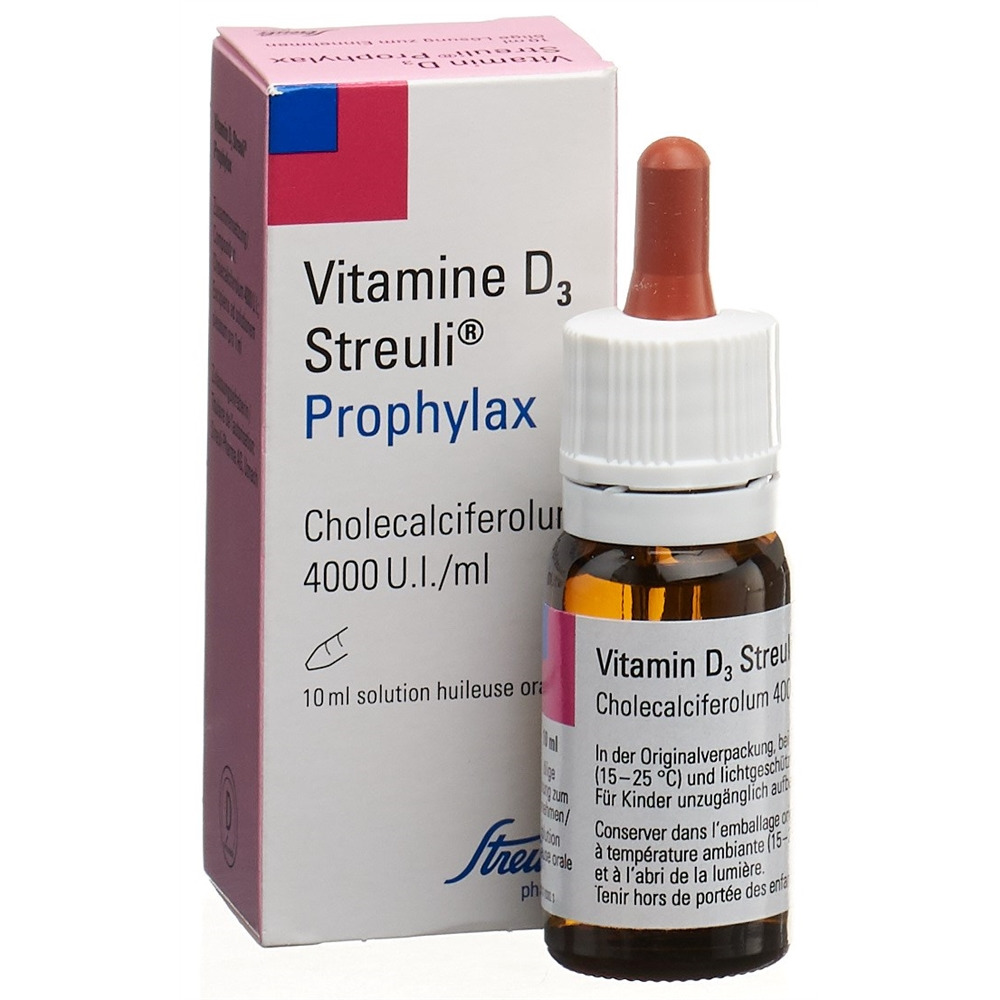 VITAMINE D3 Streuli 4000 IE/ml, image 3 sur 4