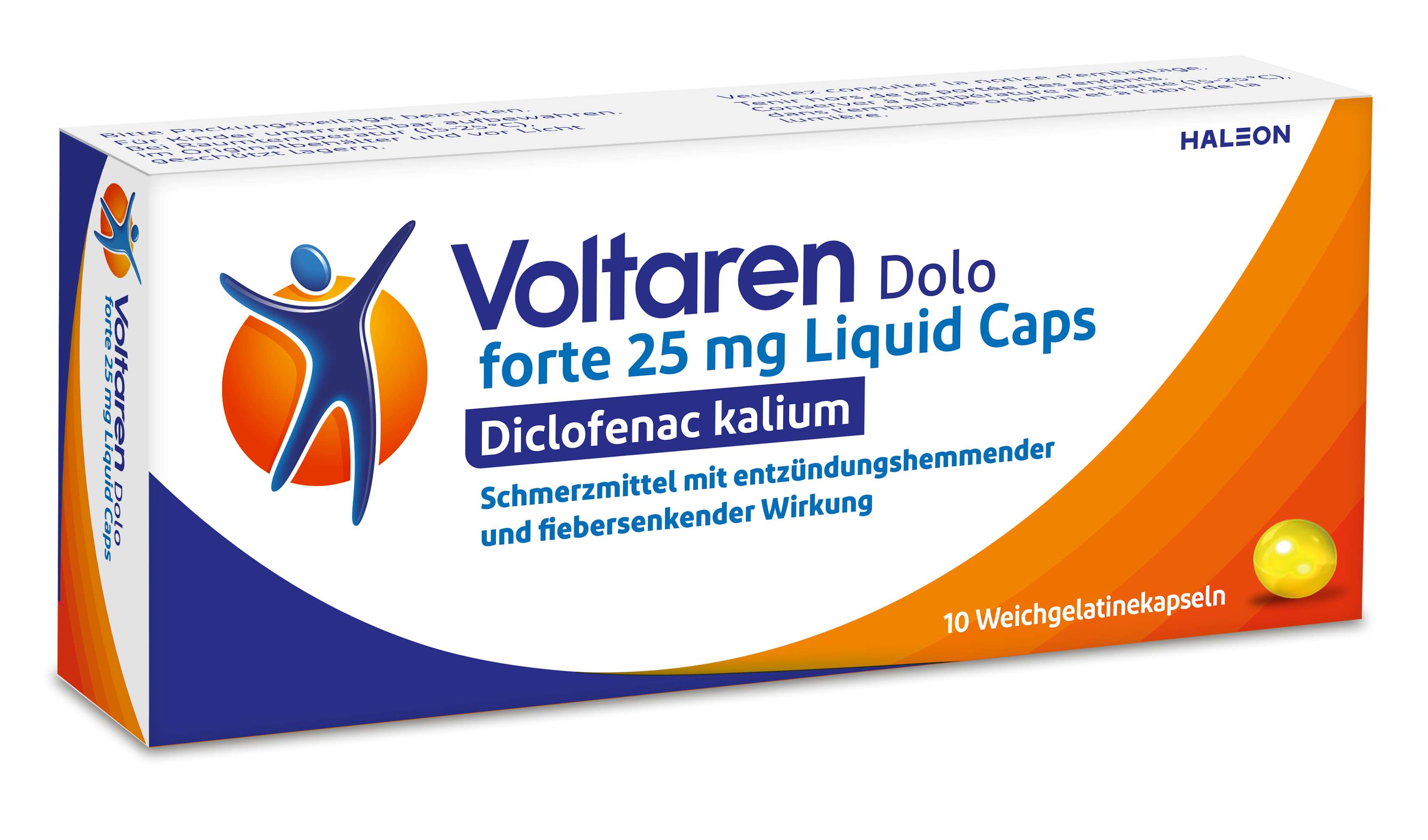Voltaren Dolo forte Liquid Caps 25 mg, Hauptbild
