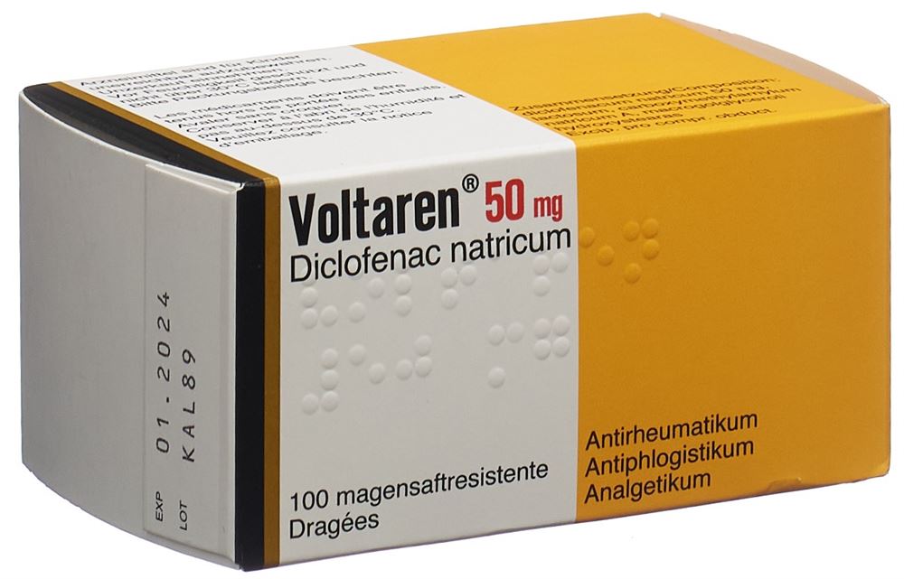 Voltaren Drag 50 mg Blist 100 Stk