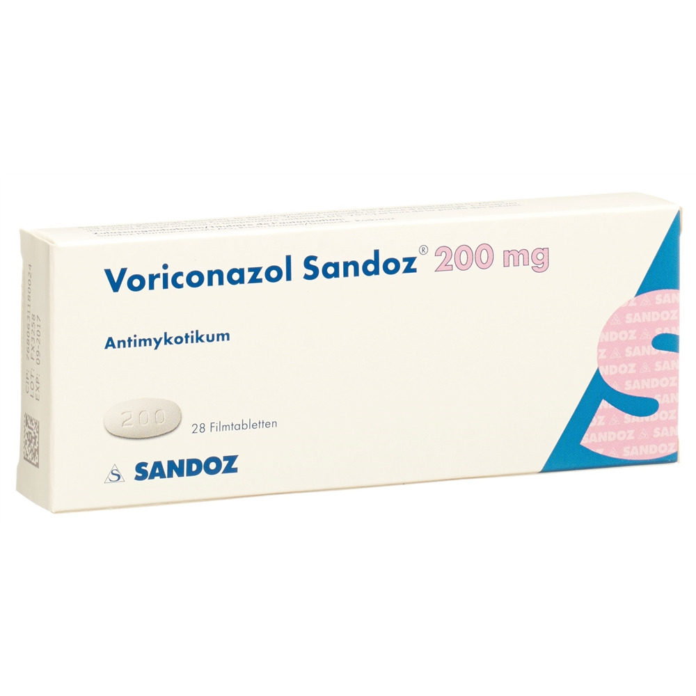 VORICONAZOLE Sandoz 200 mg, Hauptbild