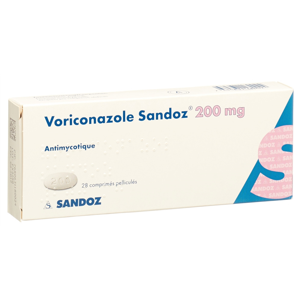 VORICONAZOLE Sandoz 200 mg, image 2 sur 2