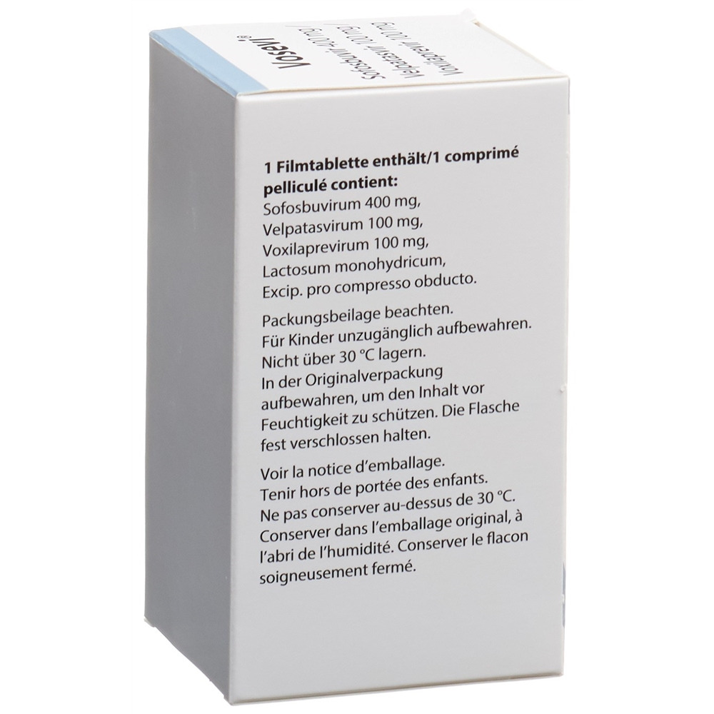 VOSEVI cpr pell 400/100/100 bte 28 pce, image 2 sur 2