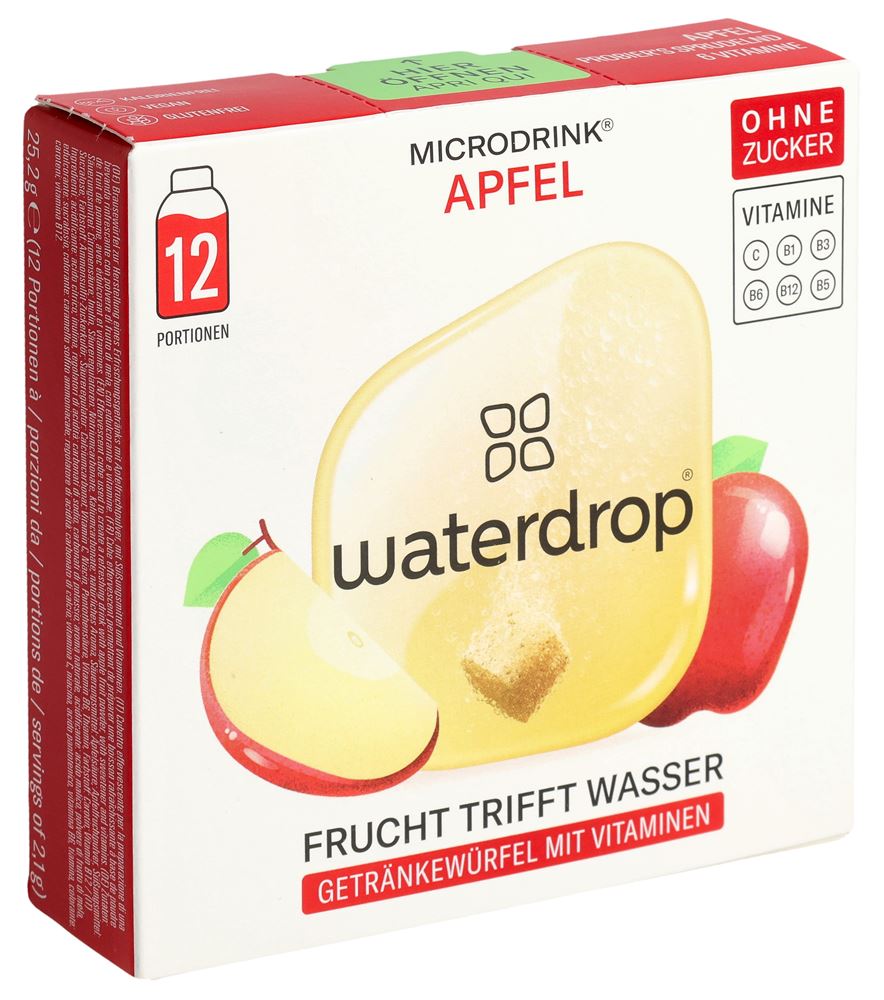 WATERDROP Apfel ohne Zucker Box 24 g