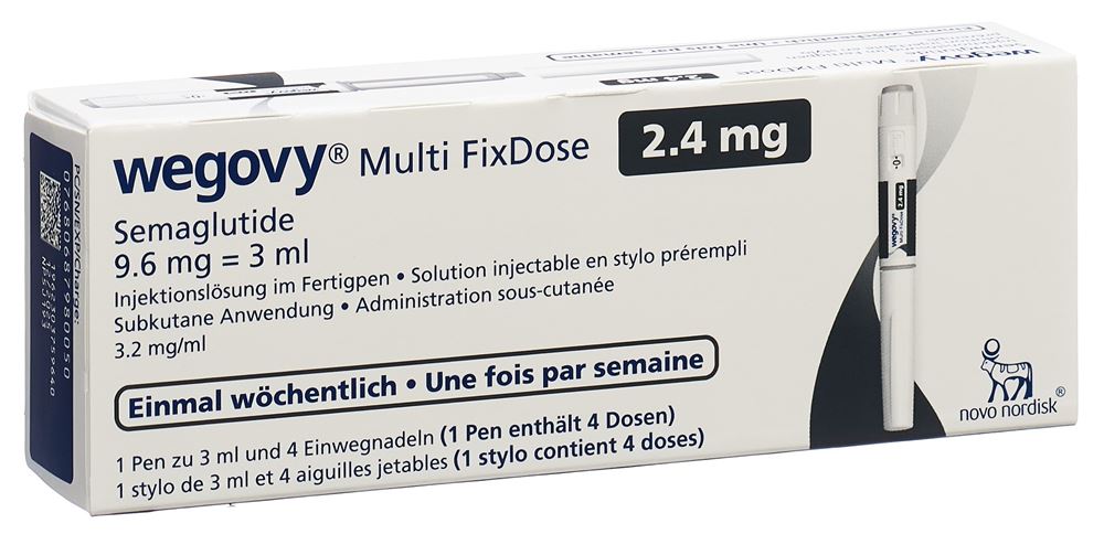 Wegovy Multi FixDose 2.4 mg, Hauptbild Wegovy Multi FixDose 2.4 mg, Hauptbild