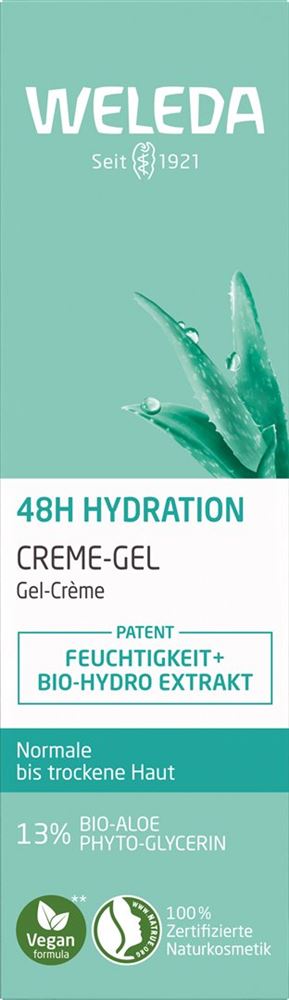 Weleda 48h Hydration Creme-Gel, Hauptbild