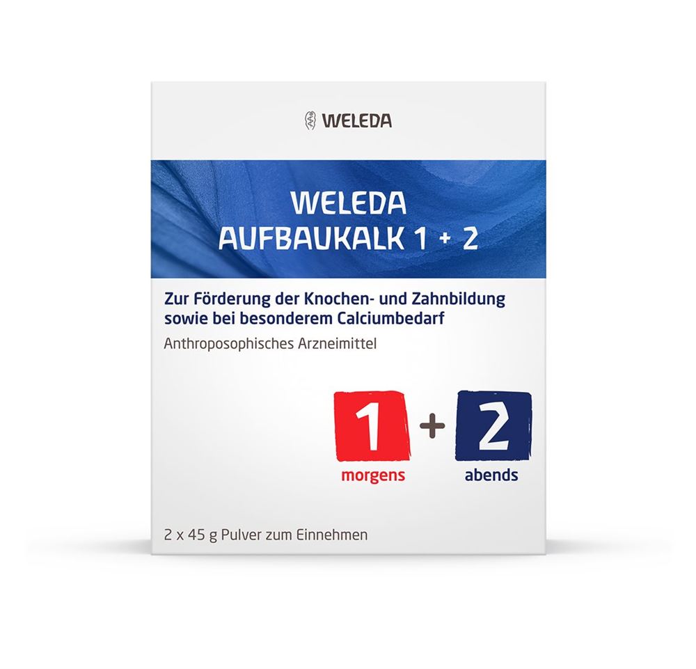 Weleda Aufbaukalk 1+2, Hauptbild