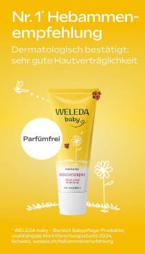 Weleda BABY crème visage, image 4 sur 5