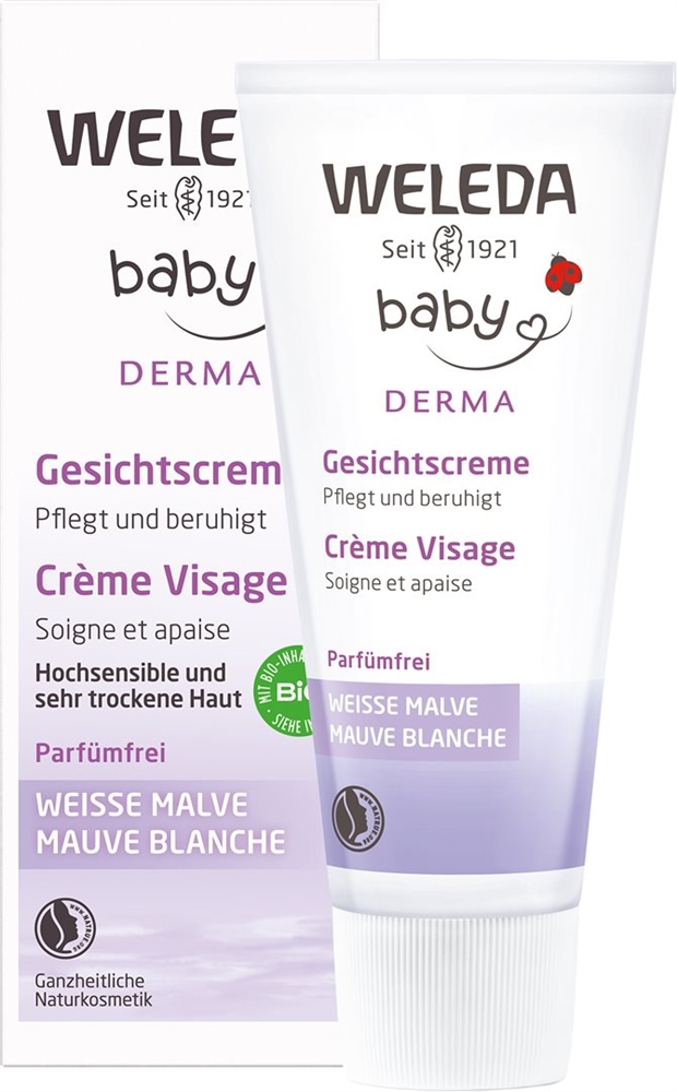 Weleda BABY DERMA crème visage, image 2 sur 3