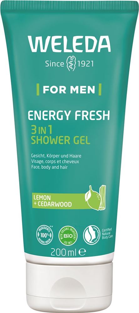Weleda FOR MEN ENERGY FRESH Shower Gel, Hauptbild