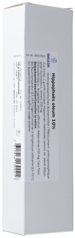 Weleda hippophaes oleum 10 %, image principale