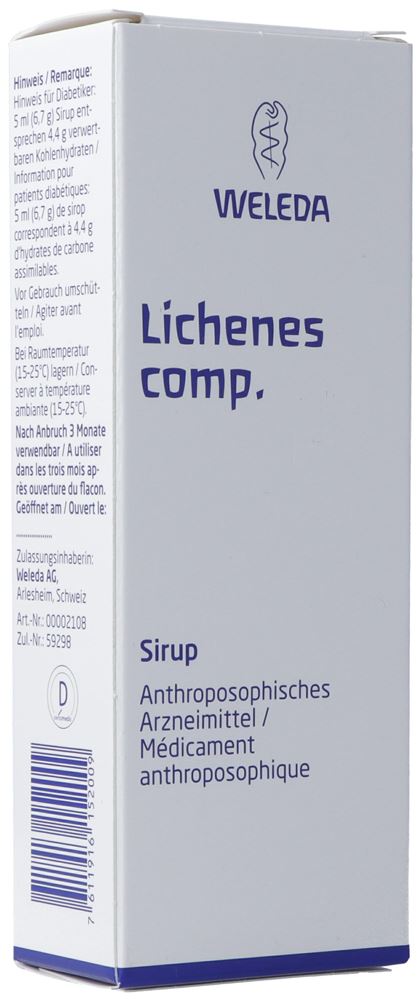 Weleda Lichenes comp, Hauptbild