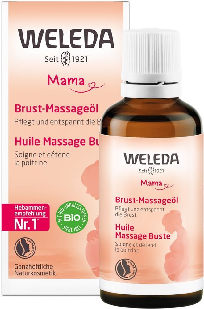 Weleda MAMA huile massage buste