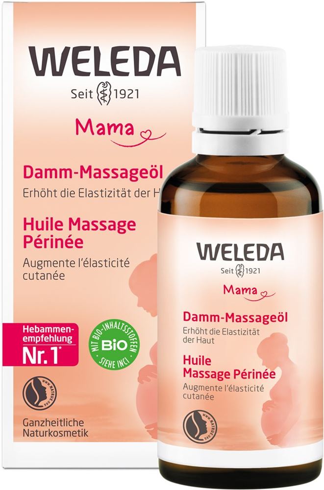 Weleda MAMA huile massage périnée