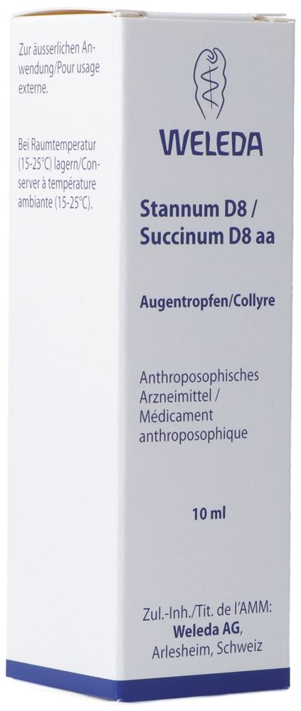 Weleda stannum metallicum praeparatum 8 D/succinum 8 D aa, image principale