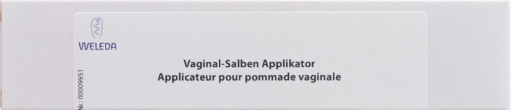 Weleda Vaginal Salben Applikator, Hauptbild Weleda Vaginal Salben Applikator, Hauptbild