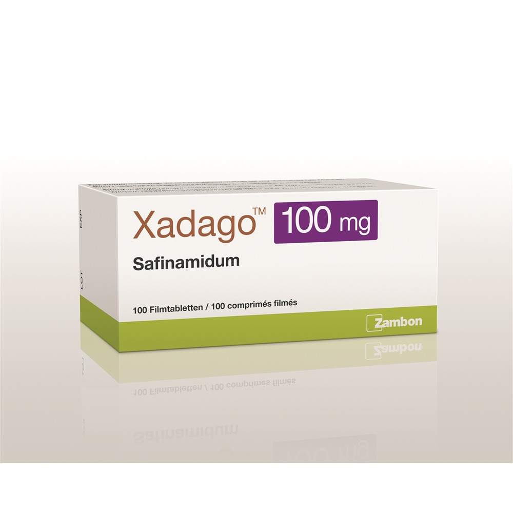 XADAGO cpr pell 100 mg blist 100 pce, image principale