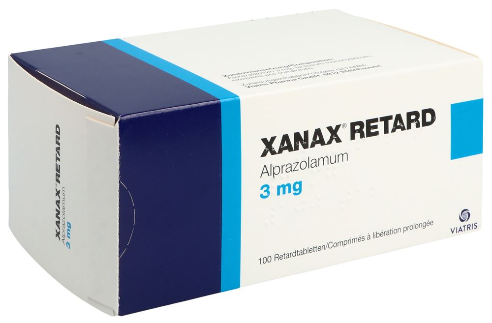 XANAX retard 3 mg, image principale