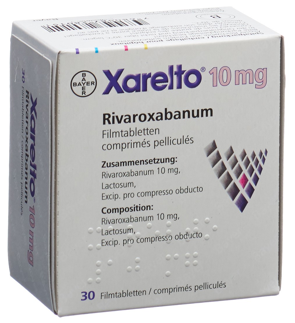 XARELTO cpr pell 10 mg bte 100 pce, image principale