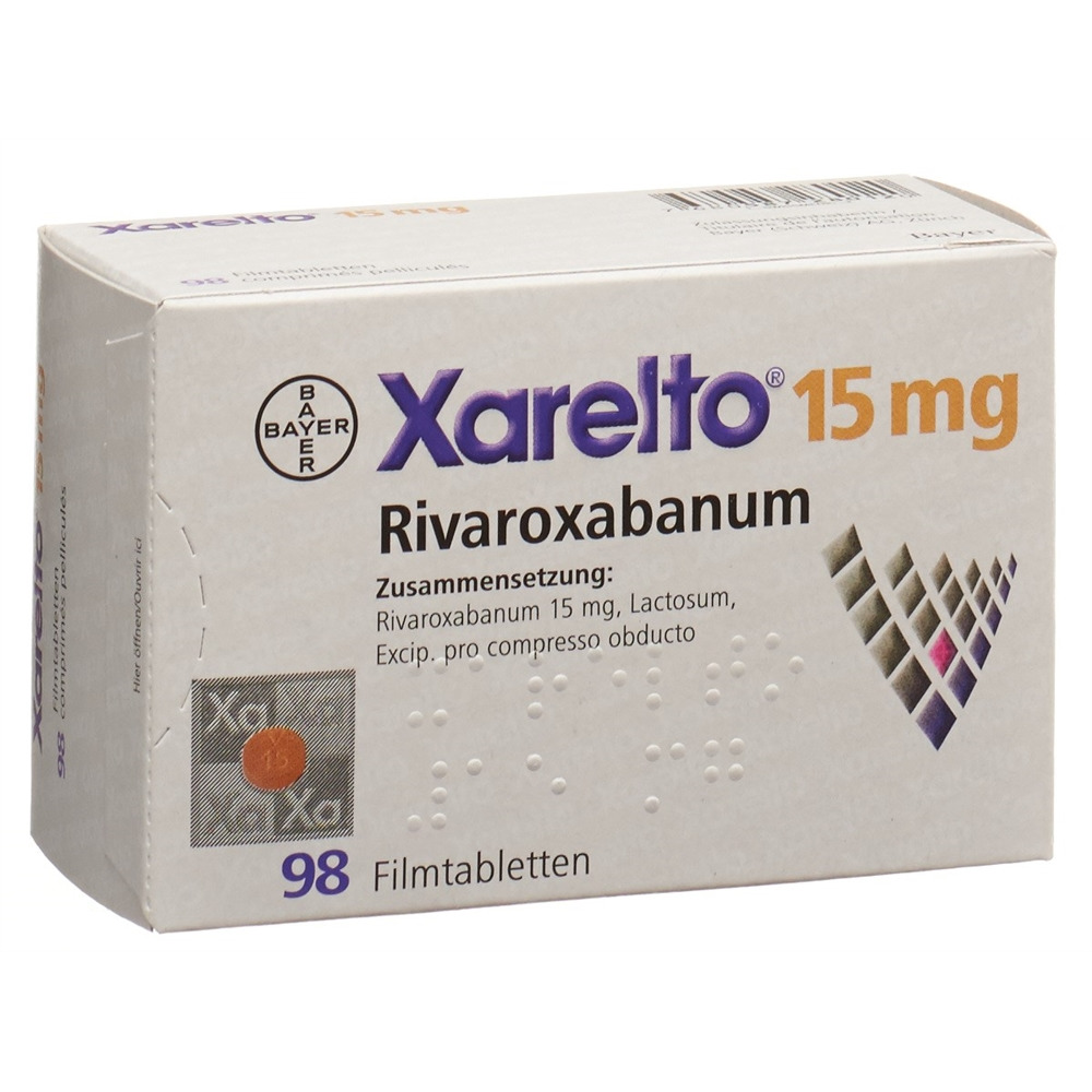 XARELTO cpr pell 15 mg blist 98 pce, image principale