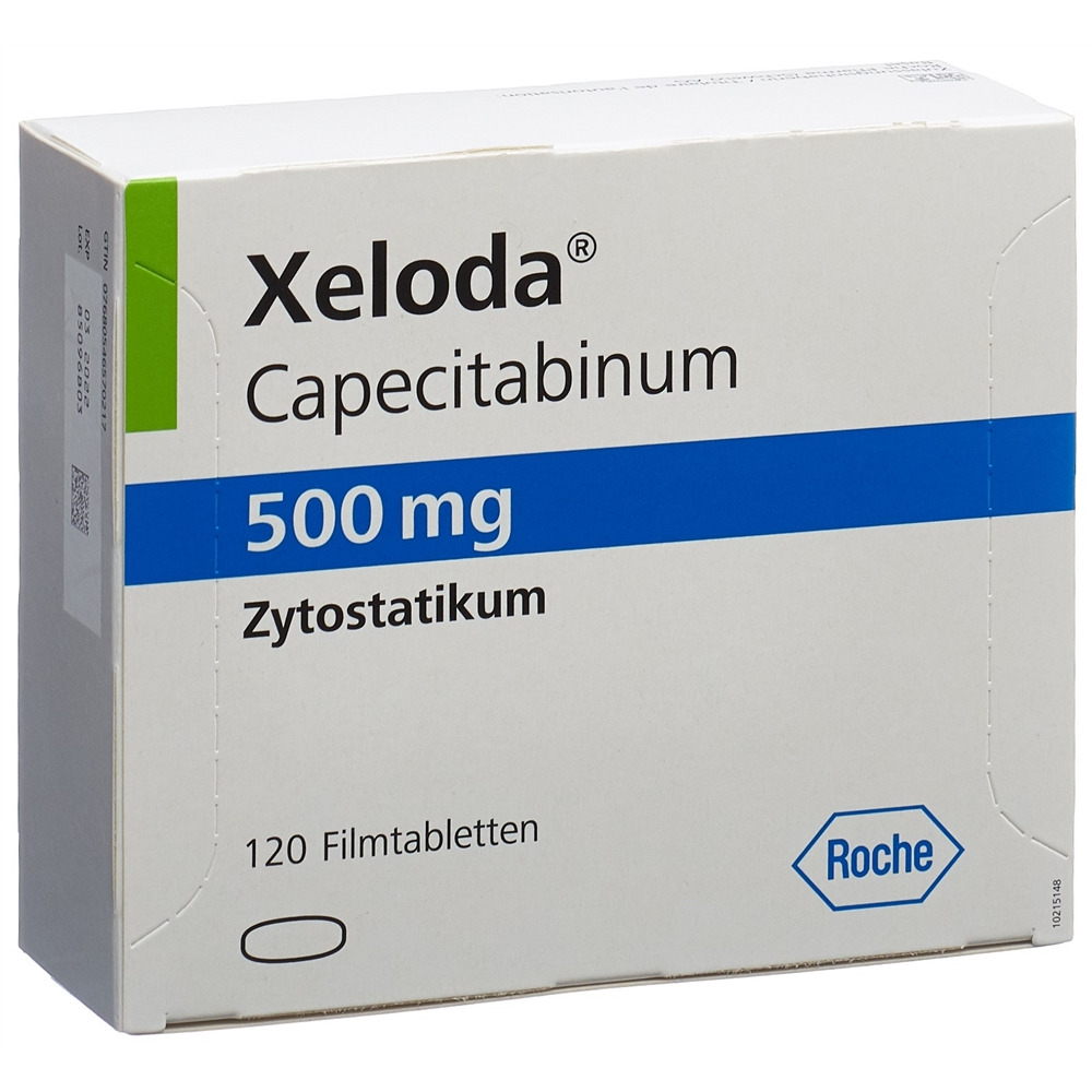 XELODA Filmtabl 500 mg Blist 120 Stk, Hauptbild