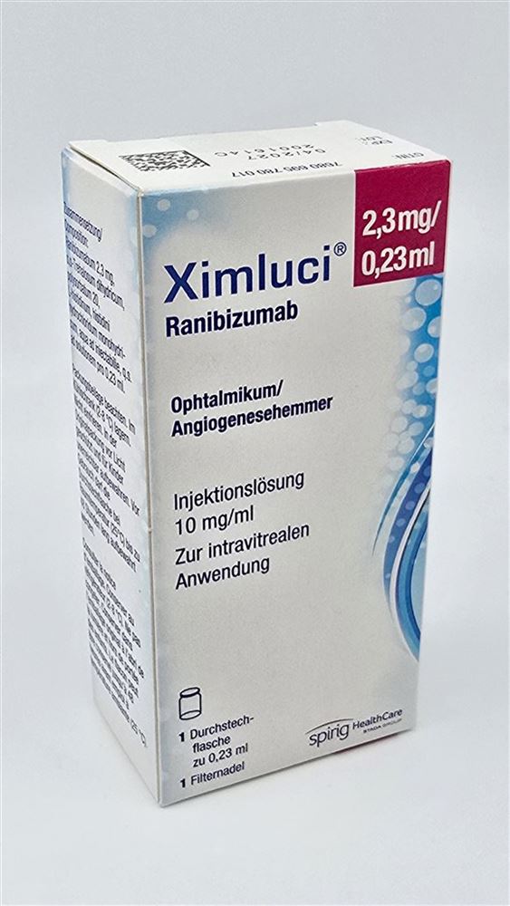 XIMLUCI Inj Lös 2.3 mg/0.23ml mit Filternadel Durchstf 0.23 ml, Hauptbild