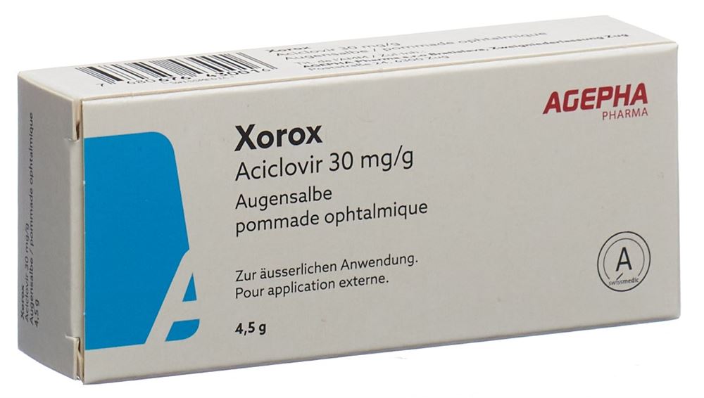 XOROX Augensalbe 30 mg/g Tb 4.5 g, Hauptbild