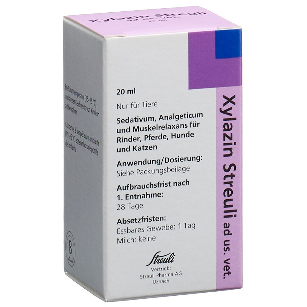 XYLAZIN Streuli 20 mg/ml, image 2 sur 4