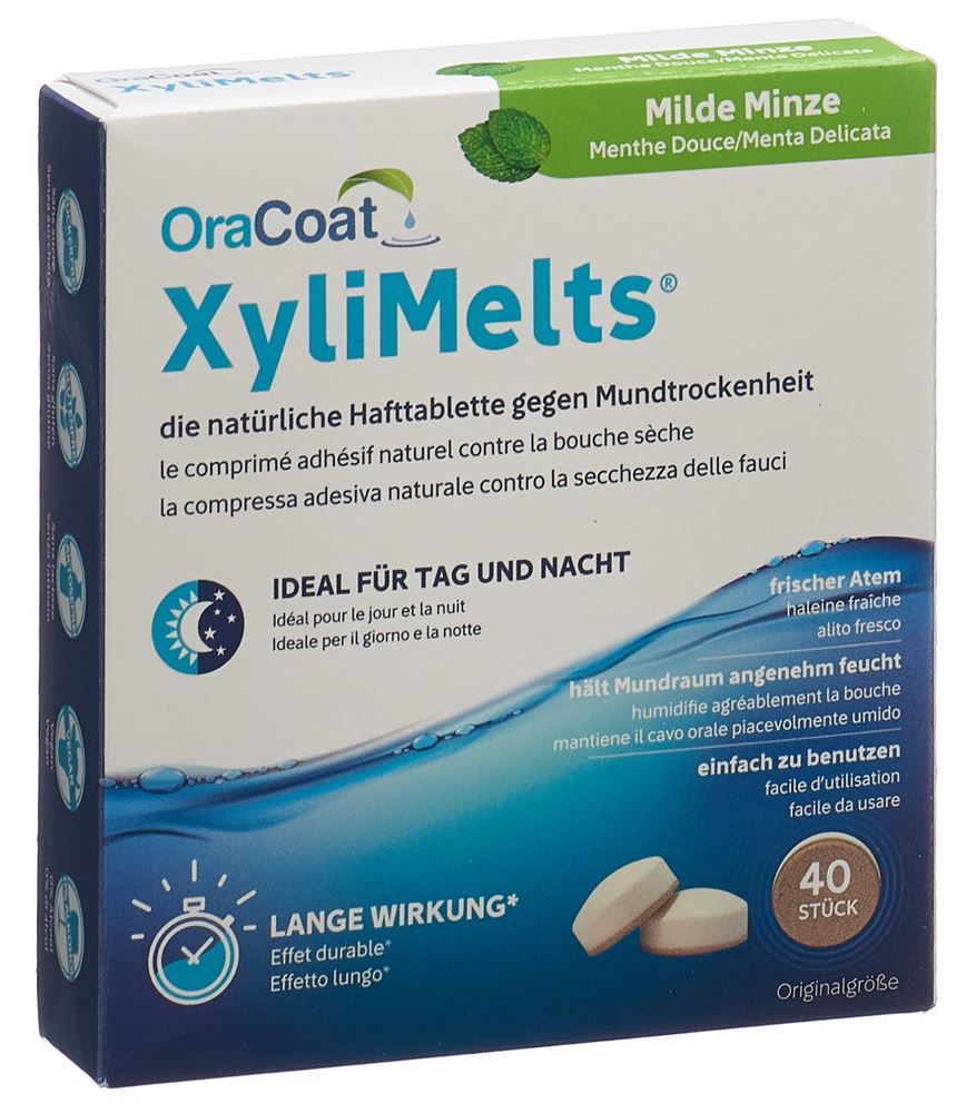 XYLIMELTS pastilles adhérentes pour la bouche sèche