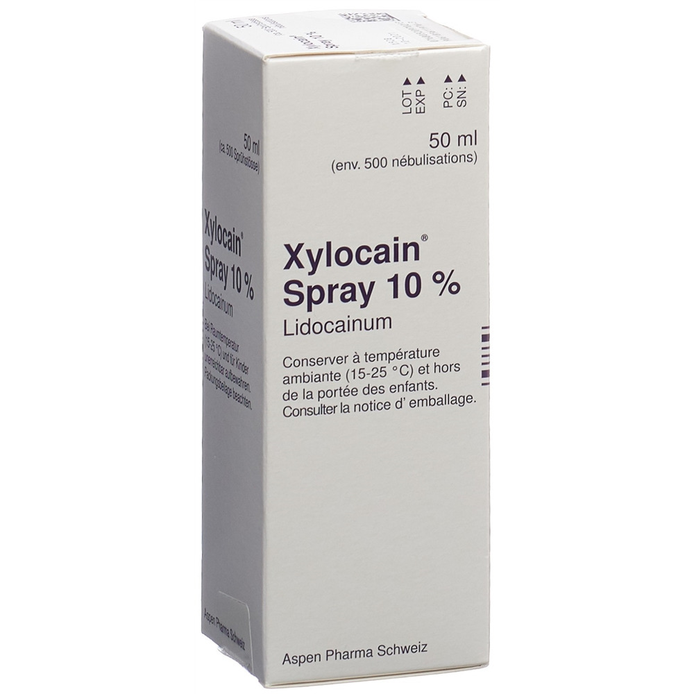 XYLOCAINE spray 10 % fl 50 ml, image 2 sur 2