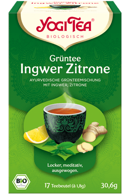 YOGI TEA Grüntee Ingwer Zitrone