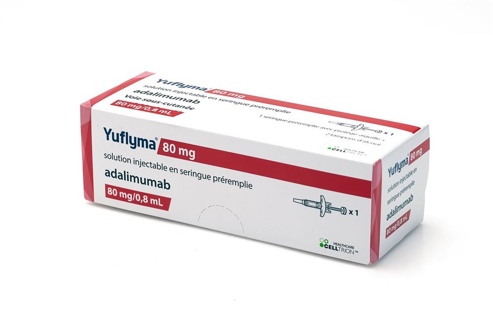 YUFLYMA Inj Lös 80 mg/0.8ml Fertigspritze mit Nadelschutz Fertspr 1 Stk, Hauptbild