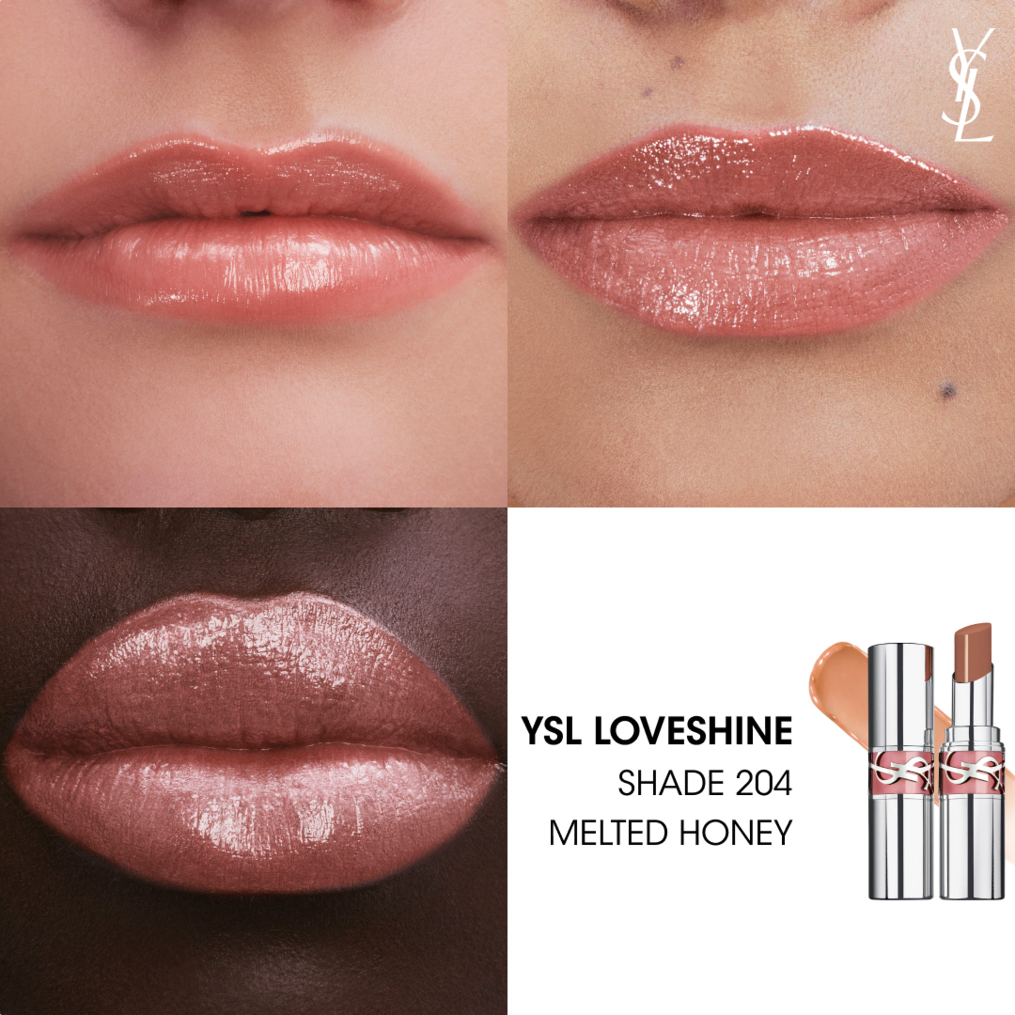YVES SAINT LAURENT Loveshine Rouge Volupte Shine Lippenstift, Bild 4 von 4