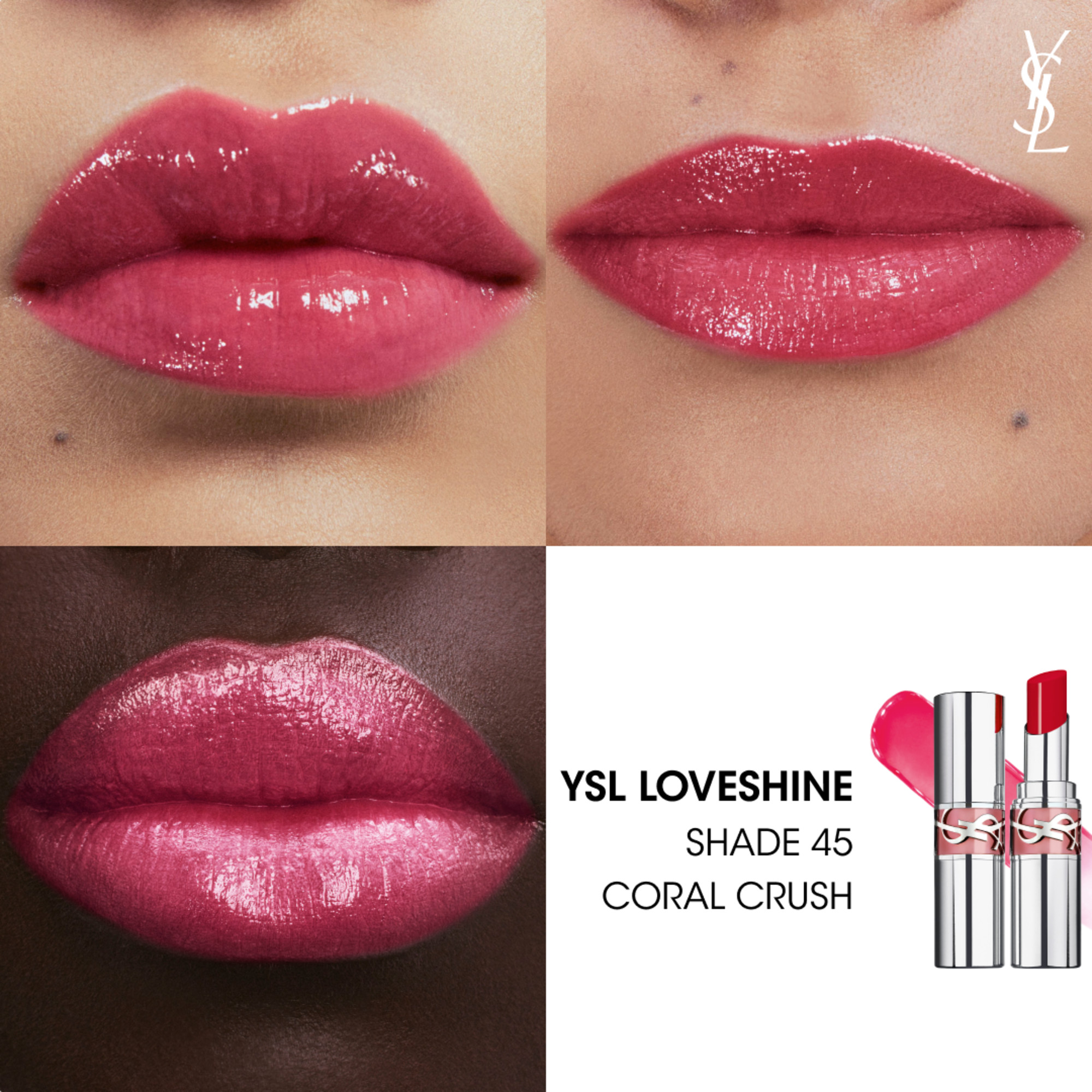 YVES SAINT LAURENT Loveshine Rouge Volupte Shine Lippenstift, Bild 3 von 3
